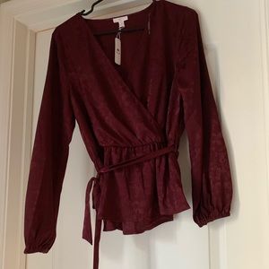 Charming Charlie’s Wrap Top